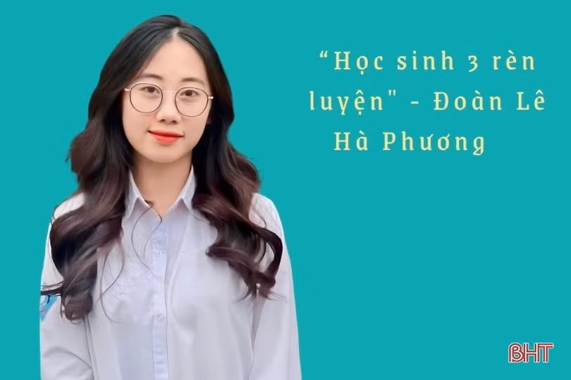 Nữ sinh Hà Tĩnh đạt danh hiệu “Học sinh 3 rèn luyện” cấp Trung ương