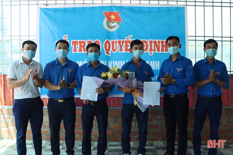 Huyện đoàn Cẩm Xuyên ra mắt mô hình kinh tế và giải ngân nguồn vốn quỹ quốc gia về việc làm