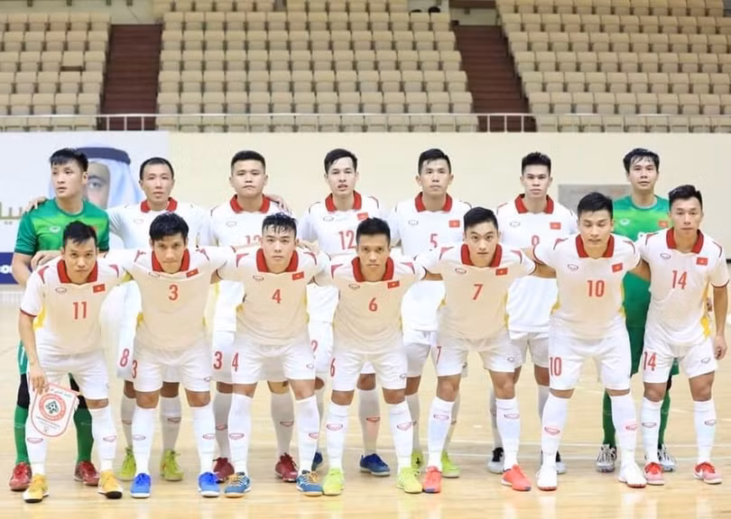 Tuyển Futsal Việt Nam vỡ òa sung sướng khi lấy vé World Cup