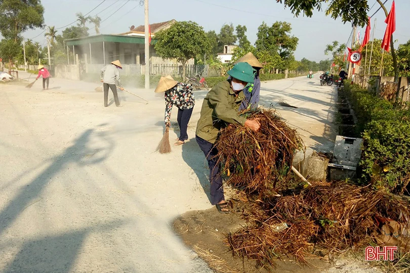 Thạch Hà vượt lên dịch bệnh, linh hoạt triển khai xây dựng nông thôn mới