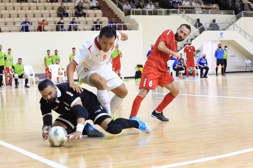 Tuyển Futsal Việt Nam vỡ òa sung sướng khi lấy vé World Cup