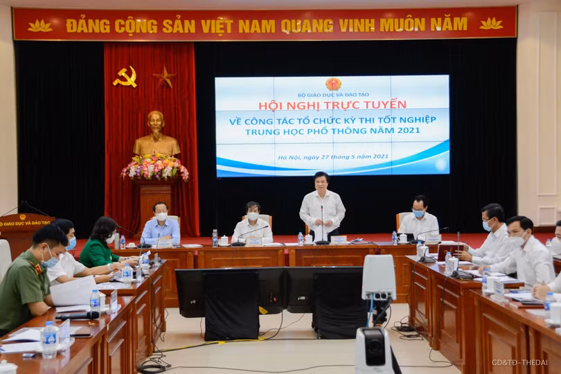 Tổ chức kỳ thi tốt nghiệp THPT năm 2021 nghiêm túc, đảm bảo phòng dịch