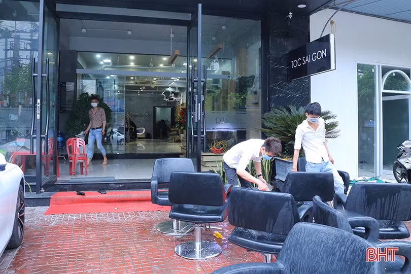 Các cơ sở dịch vụ không thiết yếu ở Hà Tĩnh đã... sẵn sàng đón khách