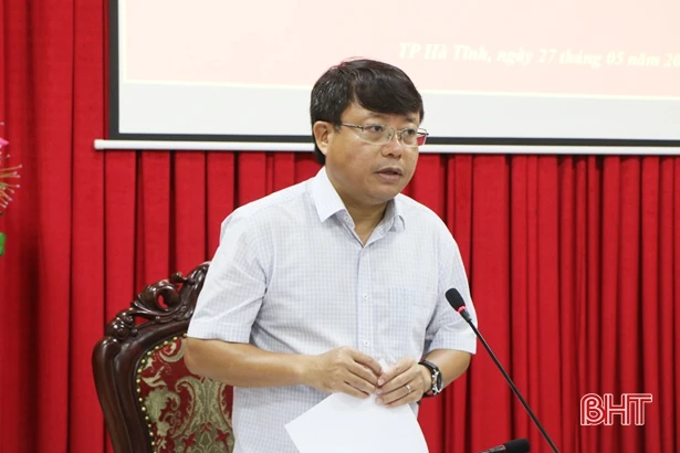 Thành phố Hà Tĩnh bàn phương án xây dựng hệ thống cây xanh đô thị