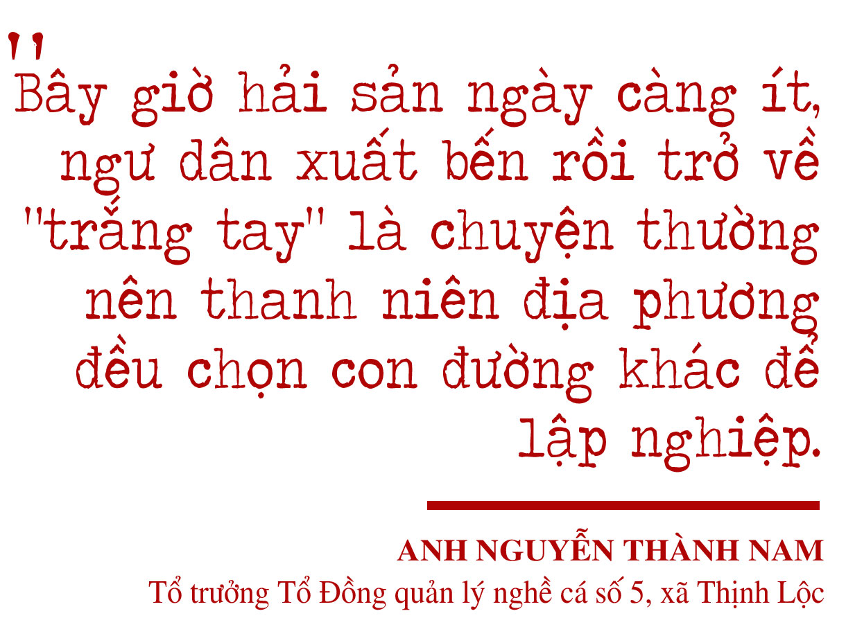 Vấn nạn tàu giã cào trên vùng biển Hà Tĩnh (bài 1): Khai thác tận diệt và hậu quả của việc giành giật ngư trường ảnh 13 Vấn nạn tàu giã cào trên vùng biển Hà Tĩnh (bài 1): Khai thác tận diệt và hậu quả của việc giành giật ngư trường