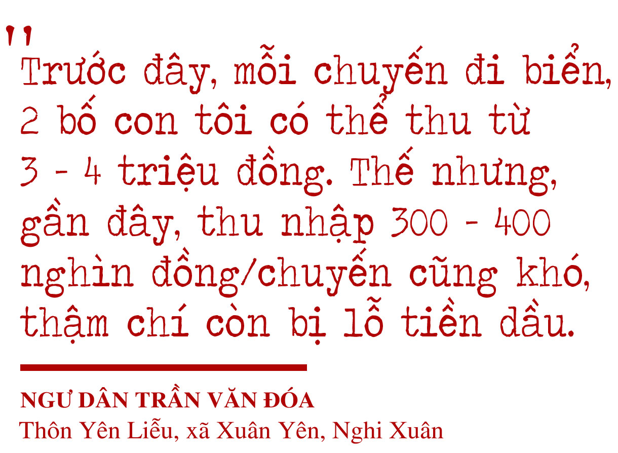 Vấn nạn tàu giã cào trên vùng biển Hà Tĩnh (bài 1): Khai thác tận diệt và hậu quả của việc giành giật ngư trường ảnh 11 Vấn nạn tàu giã cào trên vùng biển Hà Tĩnh (bài 1): Khai thác tận diệt và hậu quả của việc giành giật ngư trường