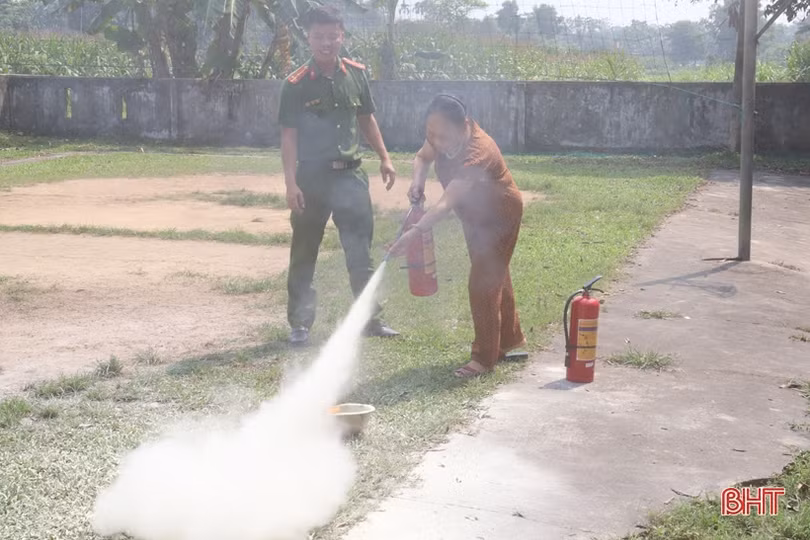 Thêm các tổ liên gia và điểm an toàn PCCC tại Hương Sơn