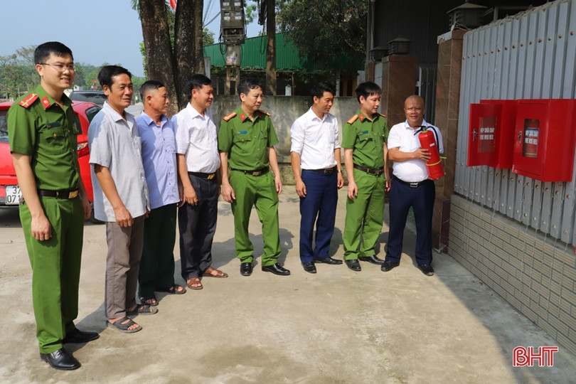 Thêm các tổ liên gia và điểm an toàn PCCC tại Hương Sơn