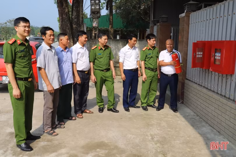 Thêm các tổ liên gia và điểm an toàn PCCC tại Hương Sơn