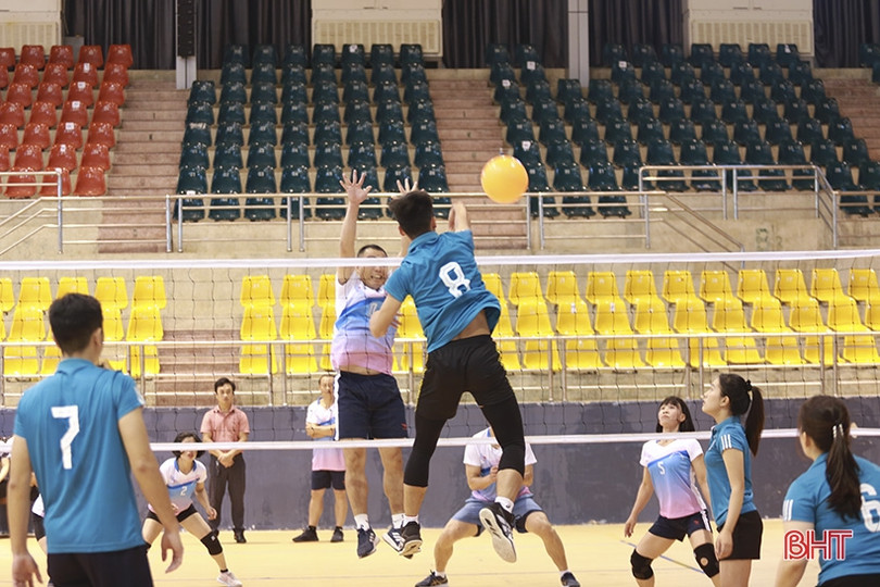 Sở TN&MT vô địch Giải Bóng chuyền Công đoàn Viên chức Hà Tĩnh