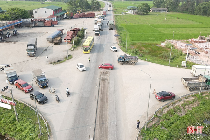 “Thay áo” quốc lộ 1 tuyến tránh TP Hà Tĩnh