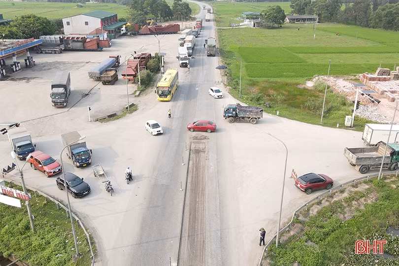 “Thay áo” quốc lộ 1 tuyến tránh TP Hà Tĩnh