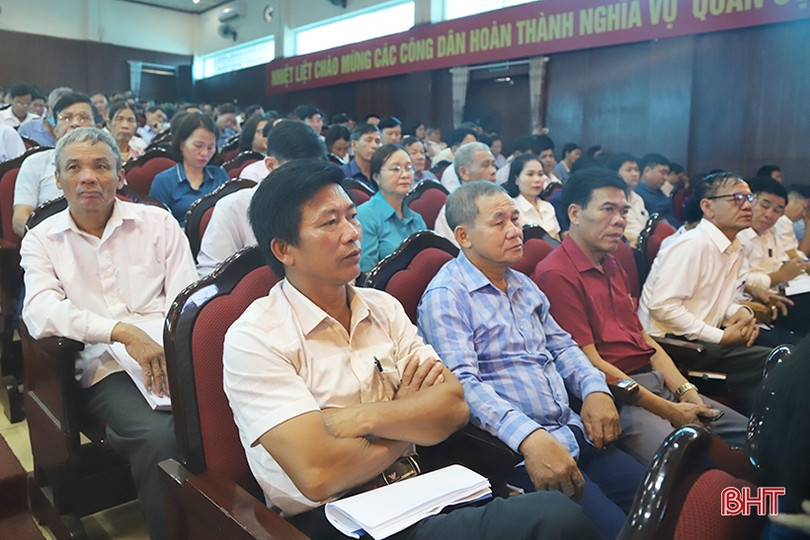 Trang bị nghiệp vụ công tác kiểm tra Đảng cho 480 bí thư chi bộ ở Cẩm Xuyên