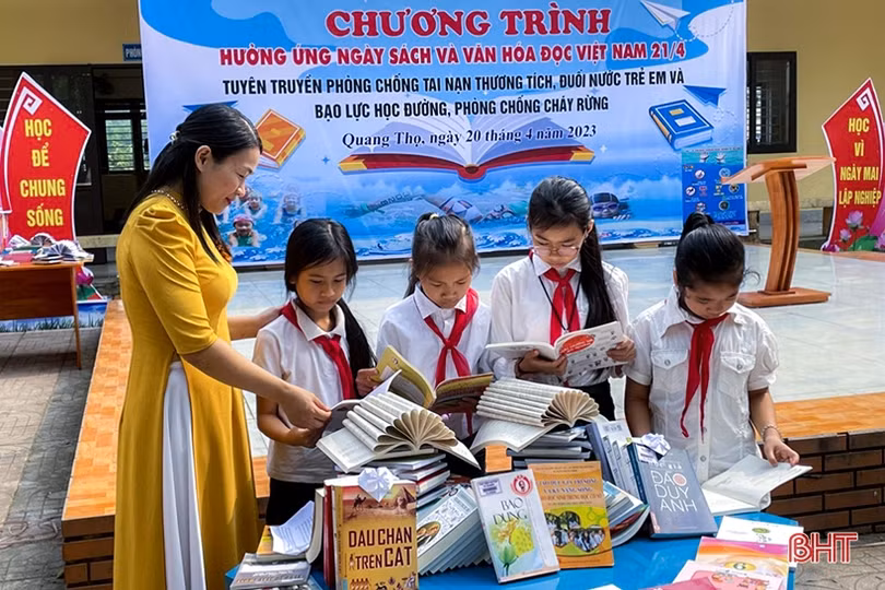 Lan tỏa văn hóa đọc trong đoàn viên, thanh thiếu nhi Hà Tĩnh