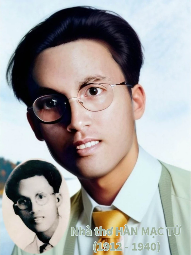 Ngắm ảnh chân dung các nhà thơ được phục hồi bằng công nghệ AI