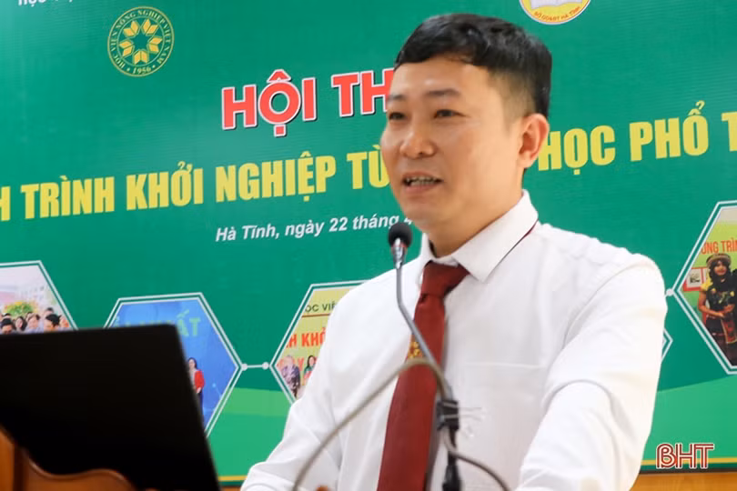 Thúc đẩy khát vọng khởi nghiệp của học sinh trung học phổ thông Hà Tĩnh