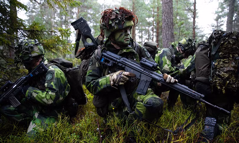 Thụy Điển tổ chức tập trận lớn nhất 25 năm