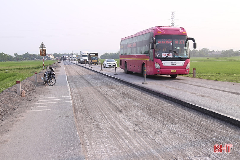 “Thay áo” quốc lộ 1 tuyến tránh TP Hà Tĩnh