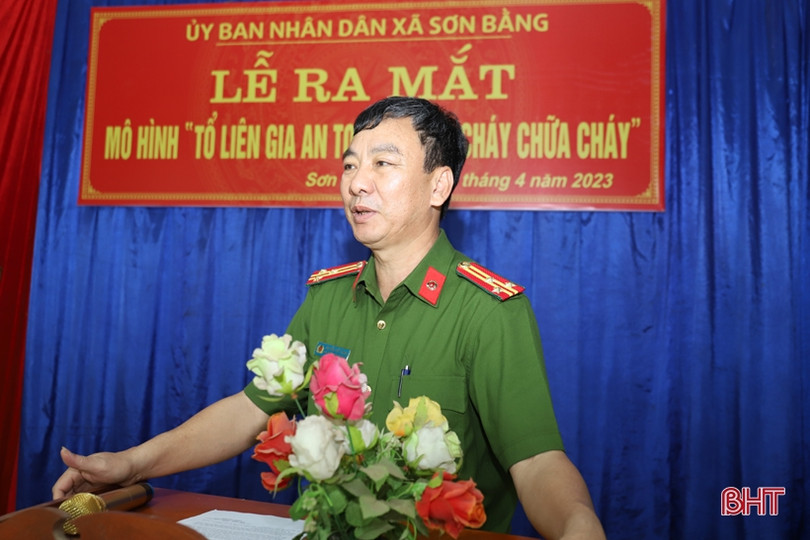 Thêm các tổ liên gia và điểm an toàn PCCC tại Hương Sơn