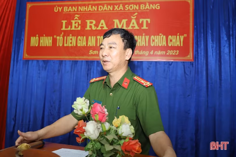 Thêm các tổ liên gia và điểm an toàn PCCC tại Hương Sơn