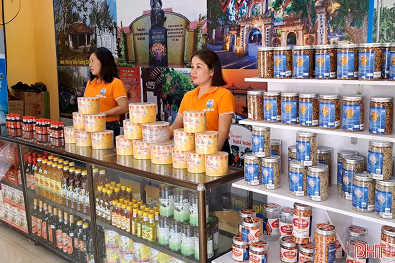 Nhiều sản phẩm OCOP phục vụ du khách tại Khu du lịch Xuân Thành