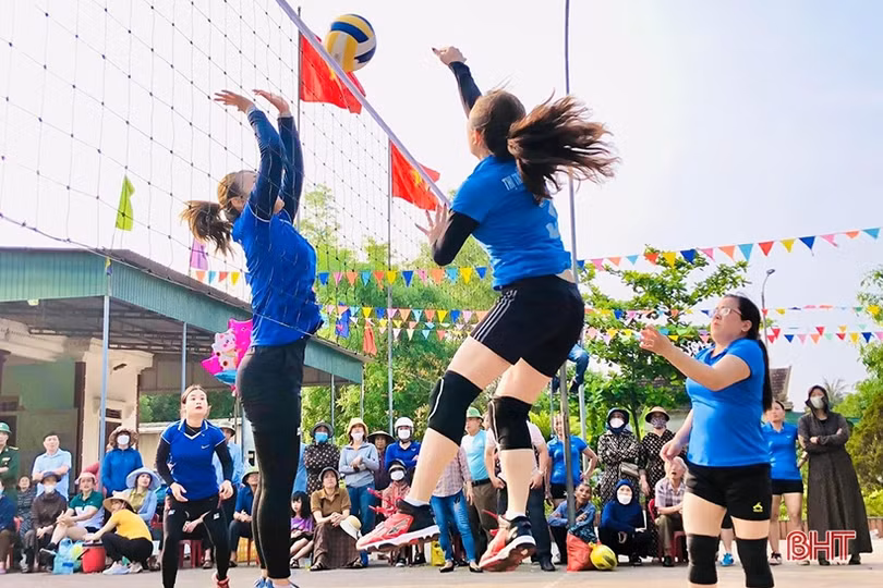 Sôi nổi giải thể thao phong trào tại các địa phương