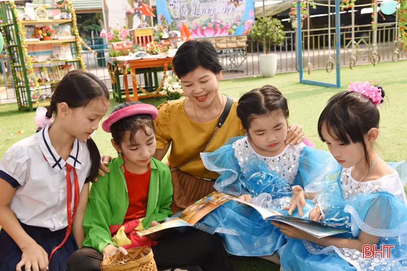 Ấn tượng ngày sách và văn hóa đọc ở Lộc Hà