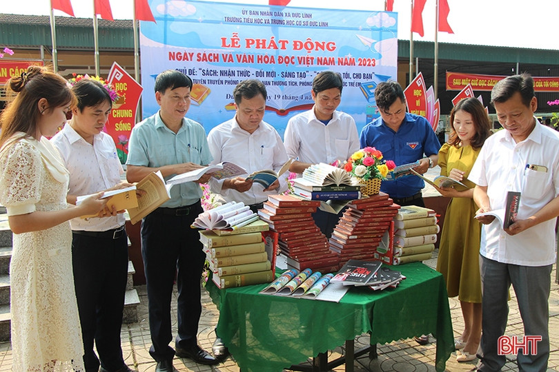 Thỏa sức khám phá tri thức tại Ngày Sách và Văn hóa đọc ở Vũ Quang
