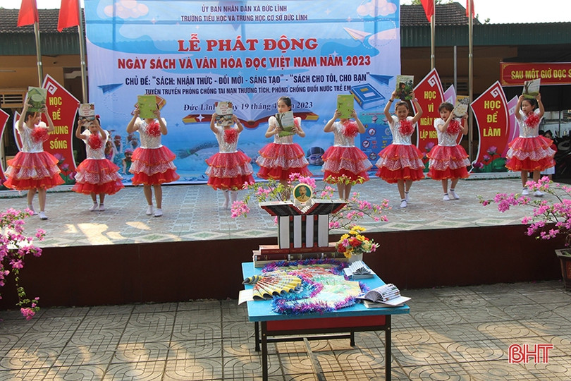 Thỏa sức khám phá tri thức tại Ngày Sách và Văn hóa đọc ở Vũ Quang