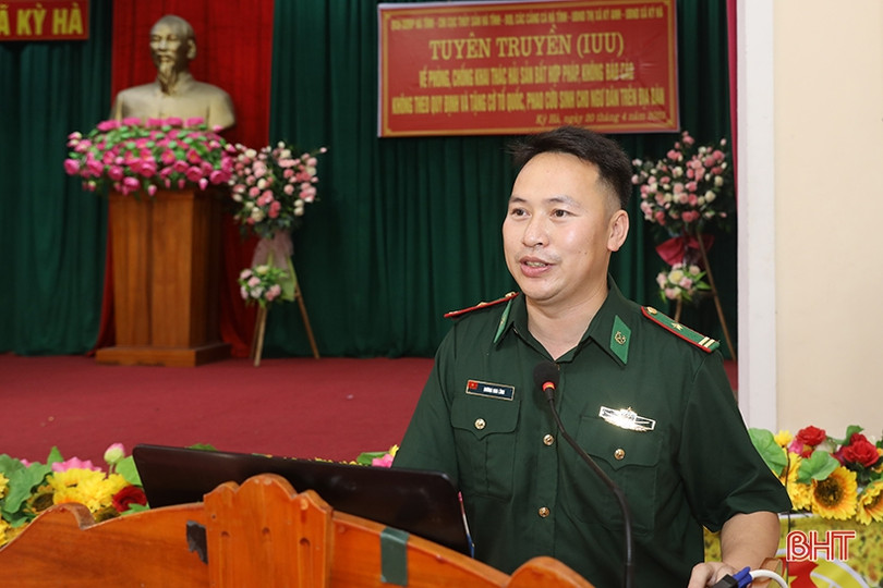 Tuyên truyền phòng chống khai thác IUU cho ngư dân TX Kỳ Anh