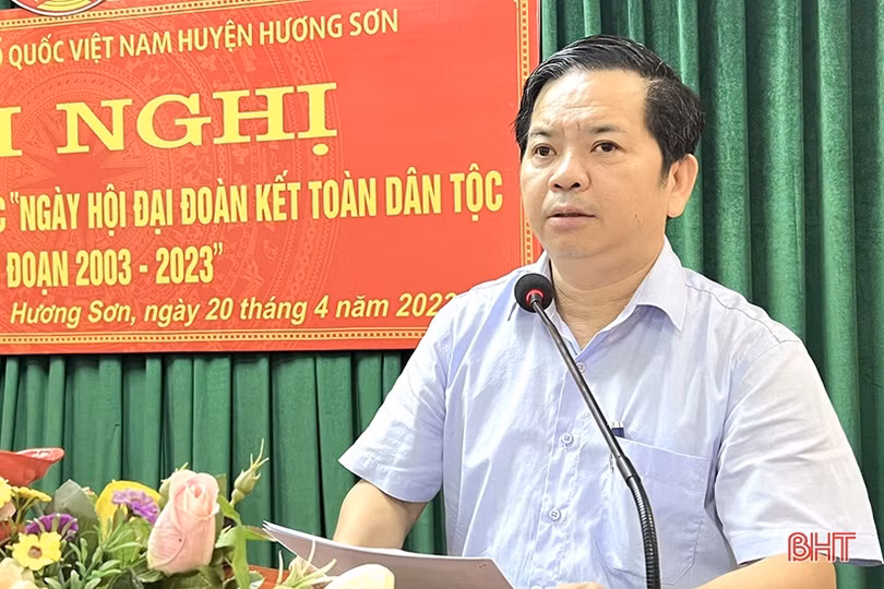 Hương Sơn tiếp tục nâng cao chất lượng Ngày hội Đại đoàn kết toàn dân tộc