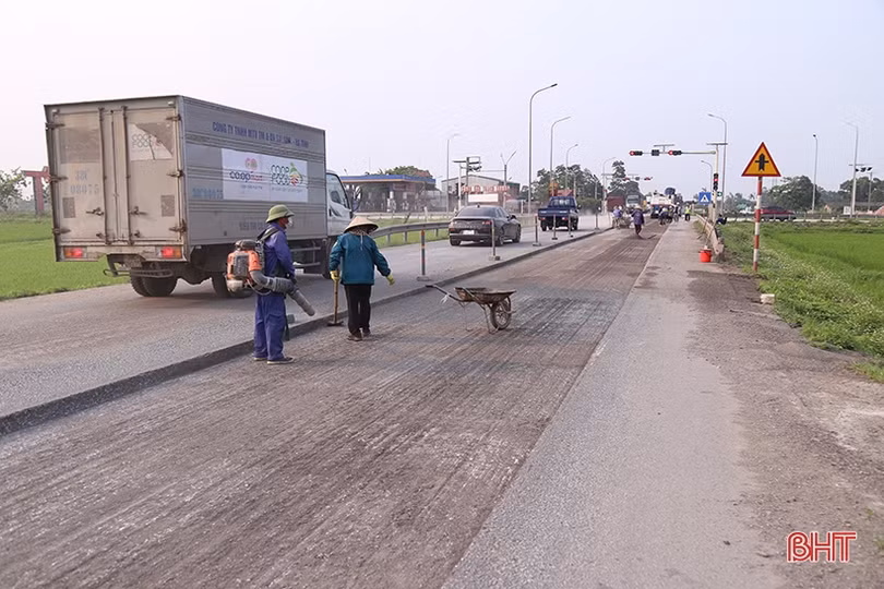 “Thay áo” quốc lộ 1 tuyến tránh TP Hà Tĩnh