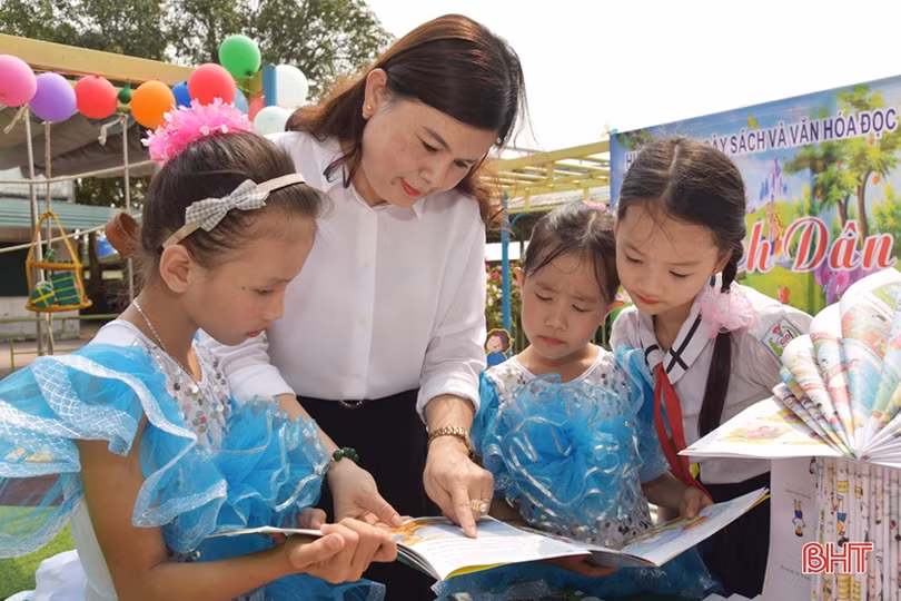 Ấn tượng ngày sách và văn hóa đọc ở Lộc Hà