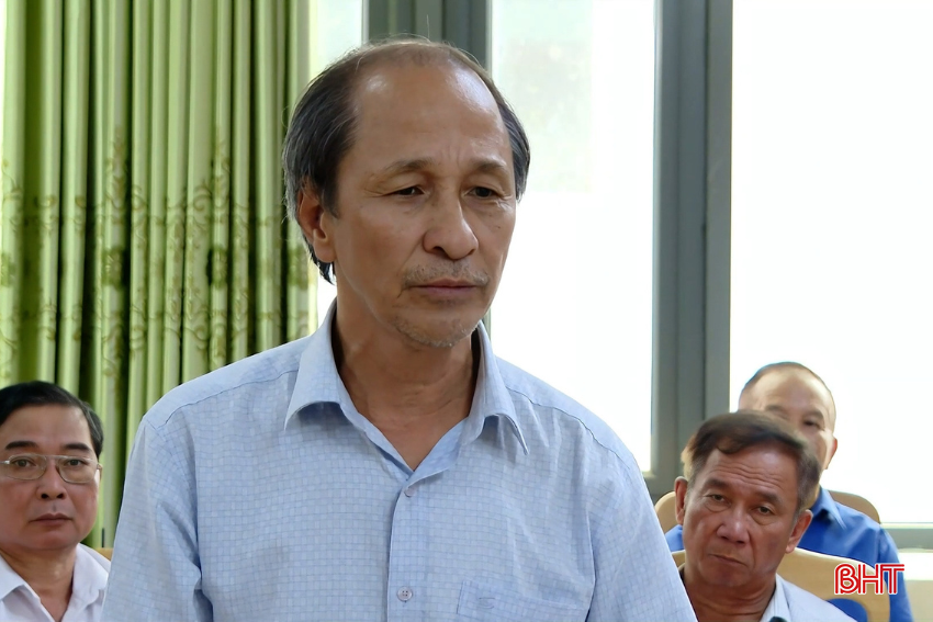 Master Nguyen Tri Son - Chairman of the Provincial Historical Science Association emphasized the need to ensure the scientific and accurate historical data in the records. bqbht_br_tri-son.png