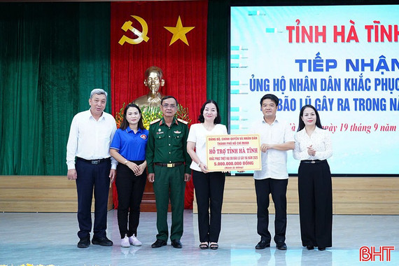 TP Hồ Chí Minh hỗ trợ Hà Tĩnh 5 tỷ đồng khắc phục hậu quả thiên tai