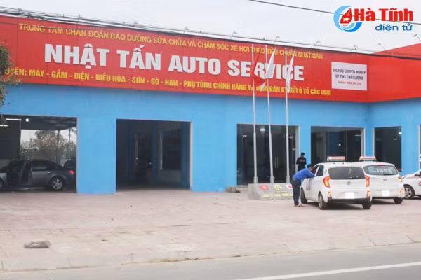 9x mang cong nghe sua chua o to nhat ban ve ha tinh