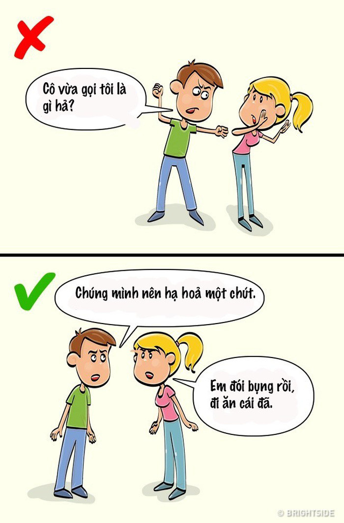 7 dieu tuyet doi nen tranh khi cai va