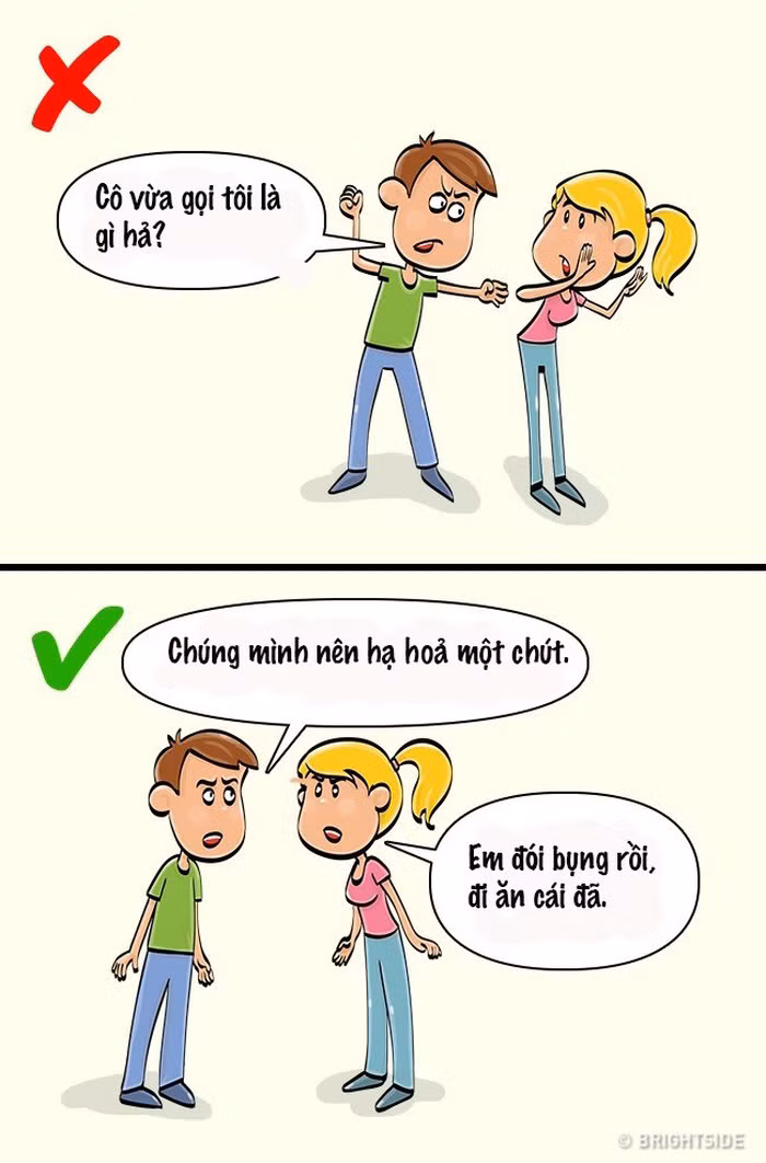 7 dieu tuyet doi nen tranh khi cai va