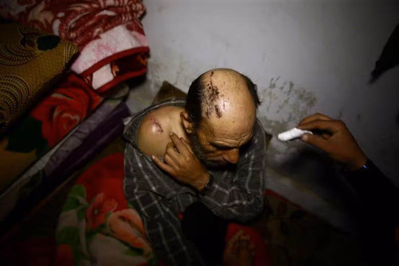 song trong so hai o dong ghouta syria