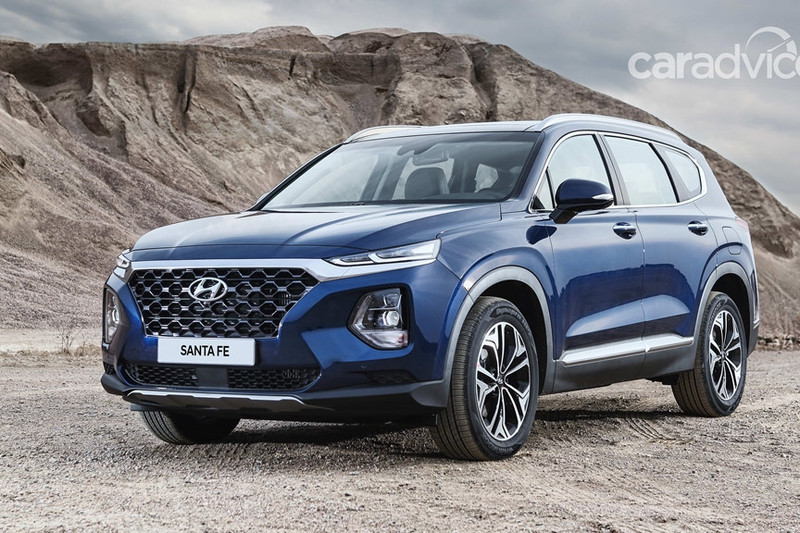 hyundai santafe 2019 ra mat voi noi that hoan toan moi