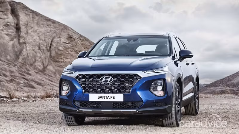 hyundai santafe 2019 ra mat voi noi that hoan toan moi