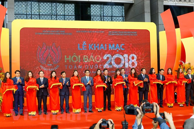 Hội báo toàn quốc 2018 tôn vinh những thành tựu của báo chí Việt Nam ảnh 1 hoi bao toan quoc 2018 ton vinh nhung thanh tuu cua bao chi viet nam