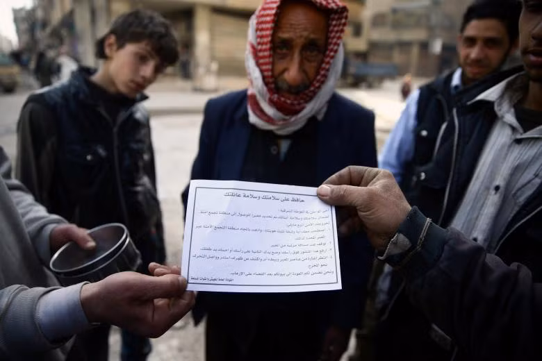 song trong so hai o dong ghouta syria