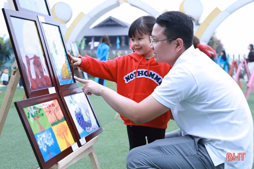 Rực rỡ sắc màu cùng chương trình “The Colors of life” tại Trường Mầm non Trung Kiên