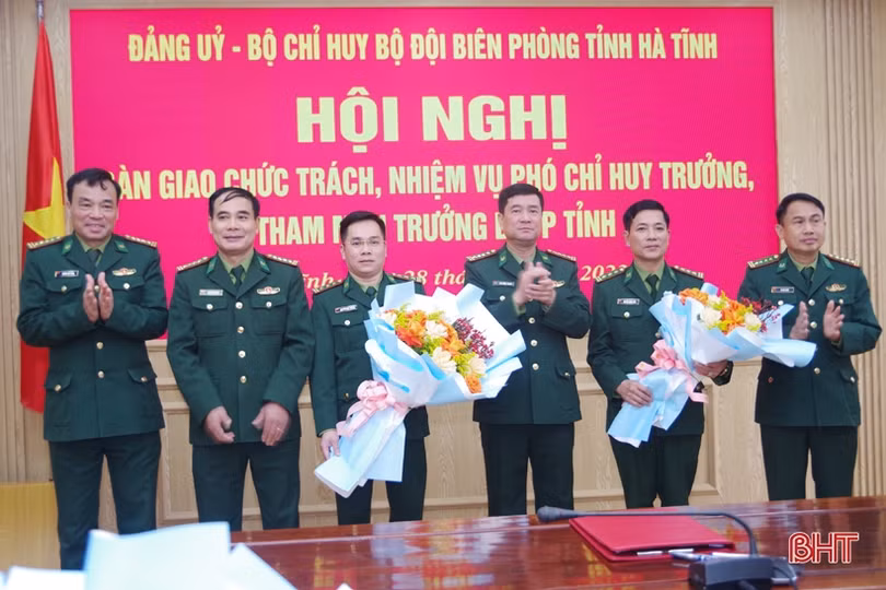 Bàn giao chức trách, nhiệm vụ Phó Chỉ huy trưởng, Tham mưu trưởng BĐBP tỉnh Hà Tĩnh