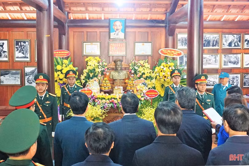 Hà Tĩnh tổ chức nhiều hoạt động kỷ niệm 100 năm ngày sinh Trung tướng Đồng Sỹ Nguyên