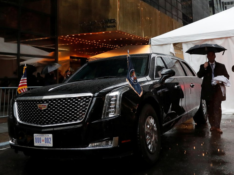 “Tất tần tật” về chiếc Cadillac limousine dành riêng cho Tổng thống Trump