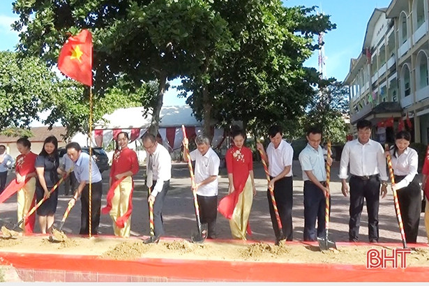 BIDV Hà Tĩnh hỗ trợ 10,9 tỷ đồng xây dựng trường THPT Lý Chính Thắng