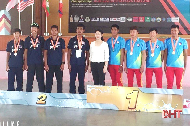 Hà Tĩnh giành 9 huy chương Giải Đua thuyền Đông Nam Á