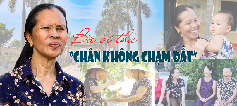 Bà bí thư “chân không chạm đất”